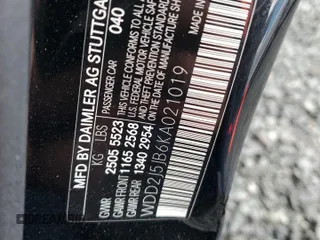 2019 Mercedes-Benz CLS with VIN WDD2J5JB6KA021019, listed as a Copart auction lot 48024625 with 59,723 mi miles and Salvage Title. Bid and sale history available at carsss.com. Image 14.
