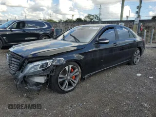 2016 Mercedes-Benz S-Class S 550 with VIN WDDUG8FB5GA241423, listed as a Copart auction lot 85546154 with 0 mi miles and Salvage Title. Bid and sale history available at carsss.com. Image 1.