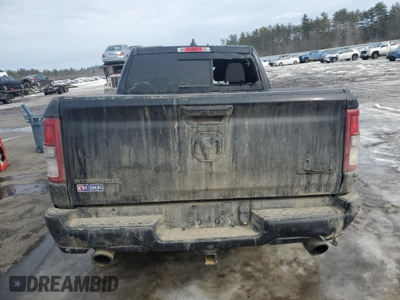 2022 Ram 1500 Big Horn with VIN 1C6SRFFM4NN351524, listed as a Copart auction lot 45942005 with 58,828 mi miles and Salvage Title. Bid and sale history available at carsss.com. Image 6.