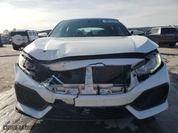 2017 Honda Civic Hatchback LX with VIN SHHFK7H21HU232976, listed as a Copart auction lot 89019365 with 104,287 mi miles and Salvage Title. Bid and sale history available at carsss.com. Image 5.