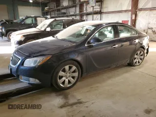 2013 Buick Regal Turbo Premium 2 with VIN 2G4GT5GV3D9214413, listed as a Copart auction lot 44165355 with 121,841 mi miles and Salvage Title. Bid and sale history available at carsss.com. Image 1.