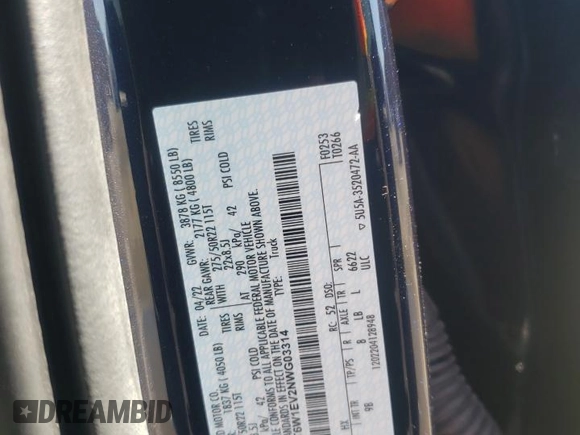 2022 Ford F-150 Lightning Pro z VIN 1FT6W1EV2NWG03314, wystawiony jako Copart lot #48468015 z przebiegiem 10 643 mil mil oraz Czysty tytuł • Clean title. Historia ofert i sprzedaży dostępna na DreamBid. Obrazek 12.