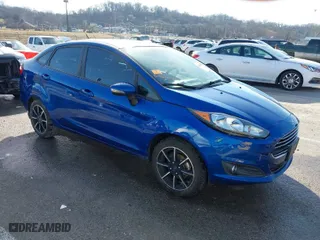 2019 Ford Fiesta SE with VIN 3FADP4BJ4KM110484, listed as a IAAI auction lot 41464071 with 58,818 mi miles. Bid and sale history available at carsss.com. Image 1.