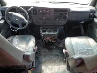 2012 Chevrolet Express Cargo Van with VIN 1GCWGFCA8C1100293, listed as a Copart auction lot 50470195 with 250,615 mi miles and Salvage Title. Bid and sale history available at carsss.com. Image 8.