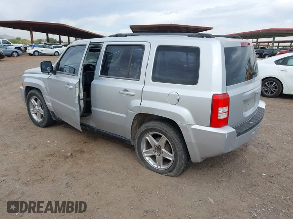2010 Jeep Patriot Sport with VIN 1J4NT2GB7AD529286, listed as a IAAI auction lot 42020227 with 158,401 mi miles. Bid and sale history available at carsss.com. Image 3.
