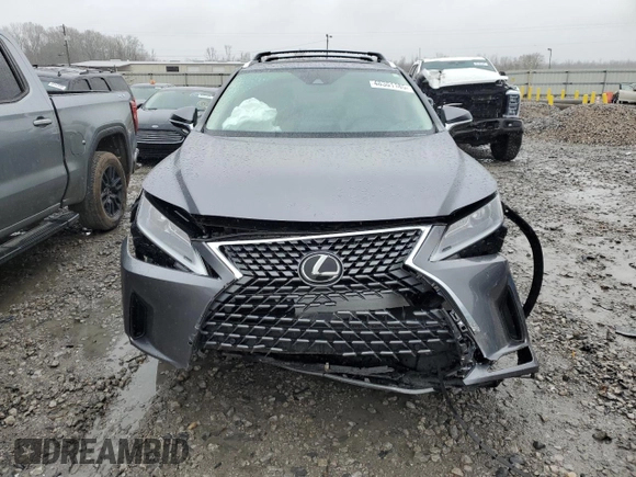 2022 Lexus RX with VIN 2T2HZMDAXNC343166, listed as a Copart auction lot 48301185 with 27,160 mi miles and Salvage Title. Bid and sale history available at carsss.com. Image 5.