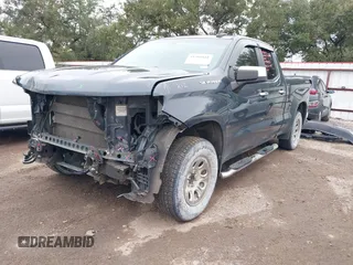 2020 Chevrolet Silverado 1500 LT with VIN 1GCRYDED3LZ169836, listed as a IAAI auction lot 41381881 with 98,804 mi miles. Bid and sale history available at carsss.com. Image 2.