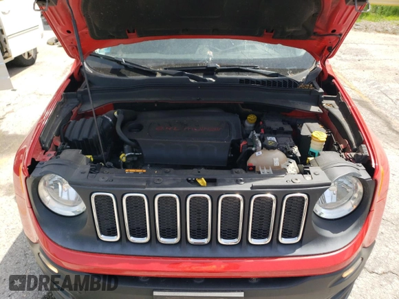 2015 Jeep Renegade Latitude z VIN ZACCJBBT8FPC34032, wystawiony jako Copart lot #56787175 z przebiegiem 106 252 mil mil oraz Szkoda całkowita • Salvage title. Historia ofert i sprzedaży dostępna na DreamBid. Obrazek 12.