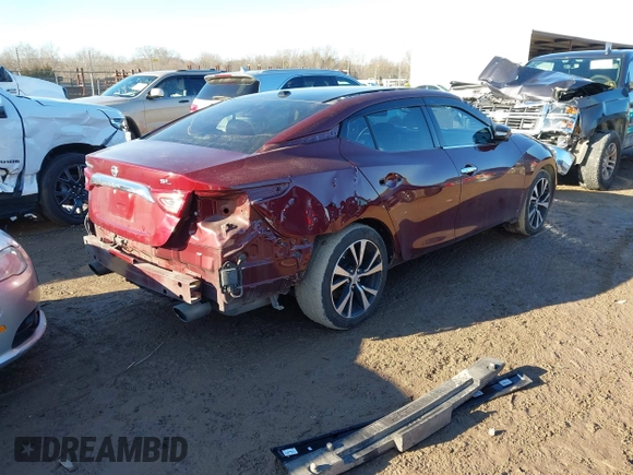 2018 Nissan Maxima SL with VIN 1N4AA6AP7JC395798, listed as a IAAI auction lot 41293817 with 69,053 mi miles and . Bid and sale history available at DreamBid. Image 4.