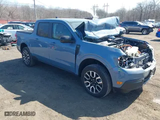 2024 Ford Maverick LARIAT with VIN 3FTTW8M30RRA15545, listed as a IAAI auction lot 41800589 with 12,071 mi miles. Bid and sale history available at carsss.com. Image 1.