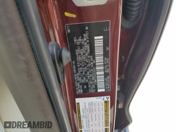 2012 Lexus GX 460 with VIN JTJBM7FX3C5035632, listed as a Copart auction lot 63561825 with 253,516 mi miles and Salvage title. Bid and sale history available at DreamBid. Image 13.