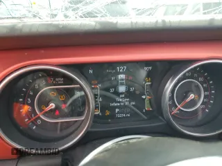 2020 Jeep Gladiator Rubicon with VIN 1C6JJTBG7LL112446, listed as a Copart auction lot 53548815 with 73,374 mi miles and Non Repairable. Bid and sale history available at DreamBid. Image 9.
