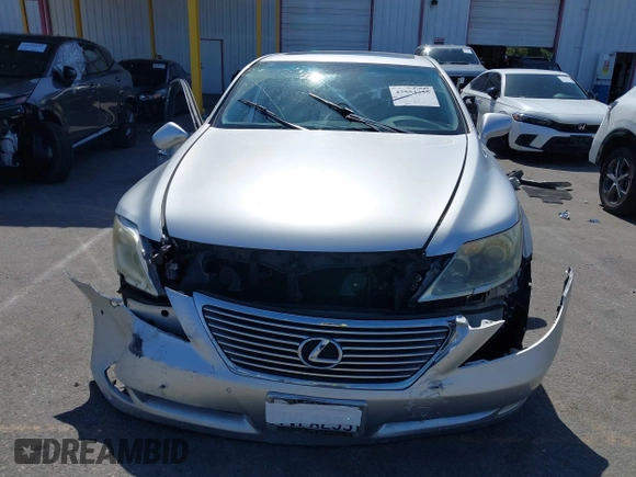 2007 Lexus LS 460 with VIN JTHBL46F875011889, listed as a IAAI auction lot 42554435 with 88,780 mi miles and . Bid and sale history available at DreamBid. Image 12.