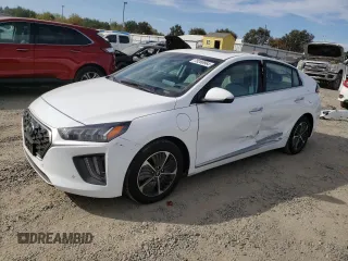 2022 Hyundai Ioniq Limited with VIN KMHCX5LD8NU282582, listed as a Copart auction lot 75260964 with 64,676 mi miles and Salvage Title. Bid and sale history available at DreamBid. Image 1.