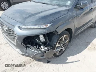 2021 Hyundai Kona Limited with VIN KM8K33A56MU662901, listed as a IAAI auction lot 41553810 with 35,304 mi miles. Bid and sale history available at carsss.com. Image 6.