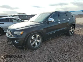 2015 Jeep Grand Cherokee Overland with VIN 1C4RJFCM6FC675588, listed as a Copart auction lot 50646835 with 114,384 mi miles and Salvage title. Bid and sale history available at DreamBid. Image 1.