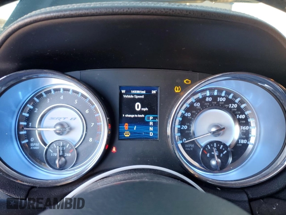 2012 Chrysler 300 SRT8 with VIN 2C3CCAFJ0CH800893, listed as a Copart auction lot 88352515 with 143,381 mi miles and Salvage Title. Bid and sale history available at carsss.com. Image 9.