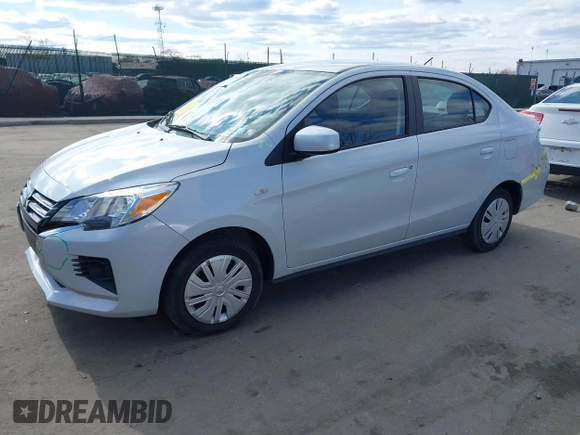 2021 Mitsubishi Mirage G4 ES with VIN ML32FUFJXMHF03367, listed as a IAAI auction lot 41689389 with 19,898 mi miles. Bid and sale history available at carsss.com. Image 16.