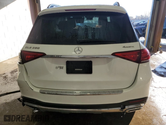 2021 Mercedes-Benz GLE 350 with VIN 4JGFB4KB5MA384170, listed as a Copart auction lot 43193145 with Not provided miles and Non repairable. Bid and sale history available at DreamBid. Image 6.