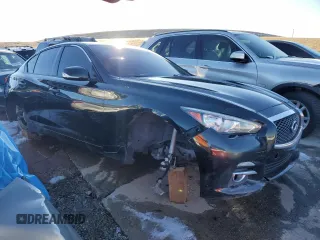 2017 Infiniti Q50 Premium with VIN JN1EV7AP4HM730609, listed as a Copart auction lot 87855375 with 105,949 mi miles and Salvage Title. Bid and sale history available at DreamBid. Image 4.