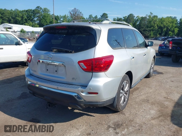 2017 Nissan Pathfinder Platinum with VIN 5N1DR2MN7HC621847, listed as a IAAI auction lot 42627275 with 108,348 mi miles and . Bid and sale history available at DreamBid. Image 4.