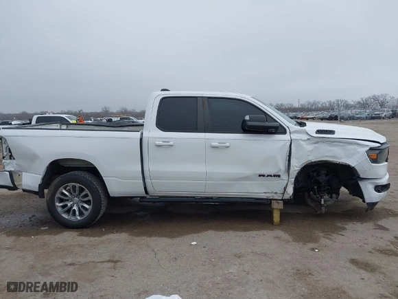 2021 Ram 1500 Big Horn with VIN 1C6SRFBT7MN834324, listed as a IAAI auction lot 41509753 with 120,321 mi miles. Bid and sale history available at carsss.com. Image 13.