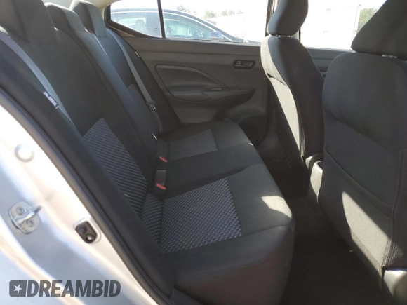 2024 Nissan Versa S with VIN 3N1CN8DVXRL896202, listed as a Copart auction lot 52783645 with 22,496 mi miles and Salvage Title. Bid and sale history available at DreamBid. Image 10.