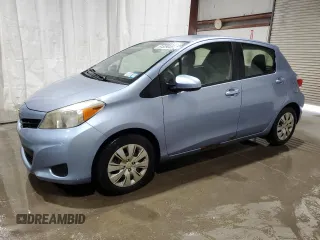 2012 Toyota Yaris L with VIN JTDKTUD39CD539239, listed as a Copart auction lot 61529045 with 105,540 mi miles and Salvage title. Bid and sale history available at DreamBid. Image 1.