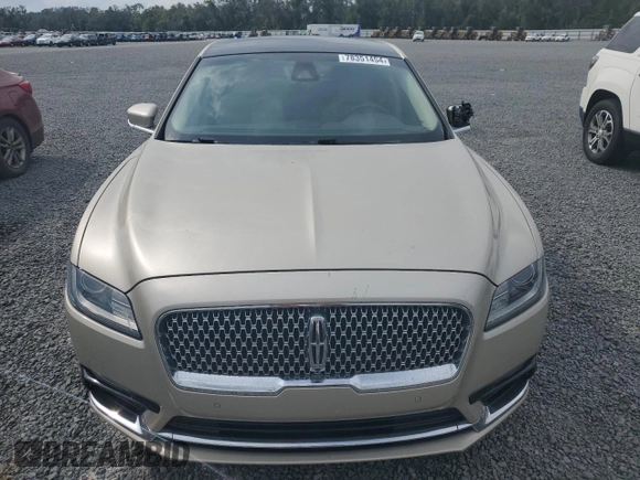 2017 Lincoln Continental Reserve with VIN 1LN6L9RP4H5608197, listed as a Copart auction lot 78351454 with 45,765 mi miles and Non Repairable. Bid and sale history available at carsss.com. Image 5.