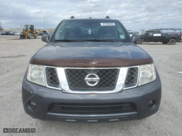 2012 Nissan Pathfinder LE with VIN 5N1AR1NN6CC637106, listed as a Copart auction lot 47928495 with 175,861 mi miles and Salvage Title. Bid and sale history available at carsss.com. Image 5.