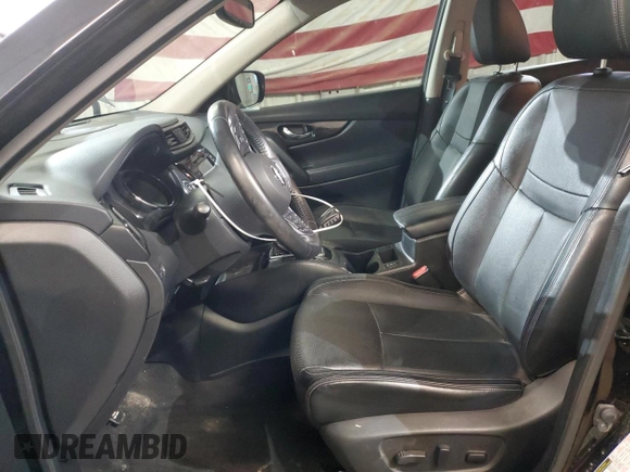2017 Nissan Rogue SL with VIN JN8AT2MTXHW147922, listed as a Copart auction lot 52331195 with 66,265 mi miles and Salvage title. Bid and sale history available at DreamBid. Image 7.