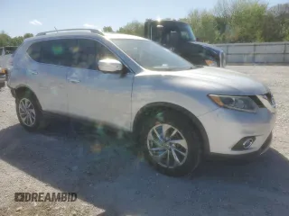 2015 Nissan Rogue SV with VIN 5N1AT2MT6FC787079, listed as a Copart auction lot 52744835 with 137,008 mi miles and Salvage Title. Bid and sale history available at DreamBid. Image 4.
