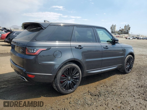2021 Land Rover Range Rover Sport Autobiography with VIN SALWV2SE4MA771313, listed as a Copart auction lot 70331044 with 40,578 mi miles and Salvage title. Bid and sale history available at DreamBid. Image 3.