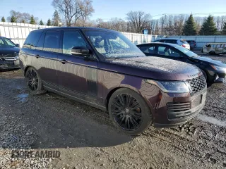 2018 Land Rover Range Rover HSE z VIN SALGS2SV2JA385353, wystawiony jako Copart lot #51915155 z przebiegiem 75 794 mil mil oraz Czysty tytuł • Clean title. Historia ofert i sprzedaży dostępna na DreamBid. Obrazek 4.