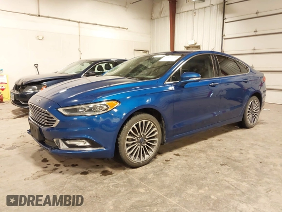 2017 Ford Fusion SE with VIN 3FA6P0H99HR340225, listed as a IAAI auction lot 41977752 with 97,385 mi miles. Bid and sale history available at carsss.com. Image 2.