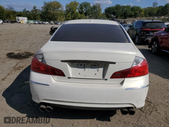 2008 Infiniti M with VIN JNKAY01F98M651369, listed as a Copart auction lot 70966624 with 164,593 mi miles and Salvage Title. Bid and sale history available at DreamBid. Image 6.