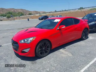 2013 Hyundai Genesis Coupe R-Spec with VIN KMHHU6KJ4DU103321, listed as a IAAI auction lot 42489780 with 84,354 mi miles and . Bid and sale history available at DreamBid. Image 2.