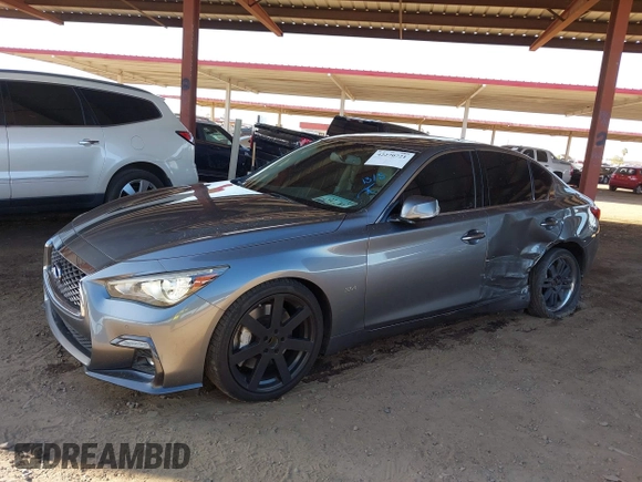 2020 Infiniti Q50 Luxe with VIN JN1EV7AP8LM200197, listed as a IAAI auction lot 42270721 with 66,978 mi miles and . Bid and sale history available at DreamBid. Image 6.
