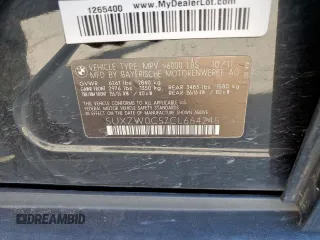 2012 BMW X5 35d with VIN 5UXZW0C57CL664245, listed as a Copart auction lot 58356885 with 148,517 mi miles and Clean title. Bid and sale history available at DreamBid. Image 12.