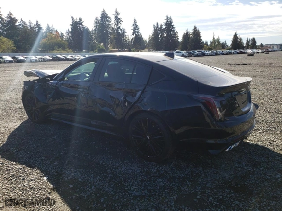2024 Cadillac CT5-V with VIN 1G6DV5RW8R0116120, listed as a Copart auction lot 72921064 with NaN miles and Salvage Title. Bid and sale history available at carsss.com. Image 2.