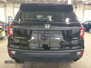 2021 Honda Passport EX-L with VIN 5FNYF8H58MB037157, listed as a Copart auction lot 58828074 with 25,890 mi miles and Salvage Title. Bid and sale history available at carsss.com. Image 6.