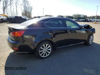 2010 Lexus IS 250 with VIN JTHCF5C20A5040491, listed as a Copart auction lot 53475435 with 153,298 mi miles and Salvage Title. Bid and sale history available at carsss.com. Image 3.