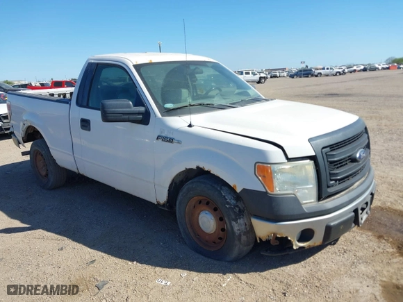 2014 Ford F-150 XL with VIN 1FTMF1CM6EKG10307, listed as a IAAI auction lot 41749365 with 32,939 mi miles. Bid and sale history available at carsss.com. Image 1.