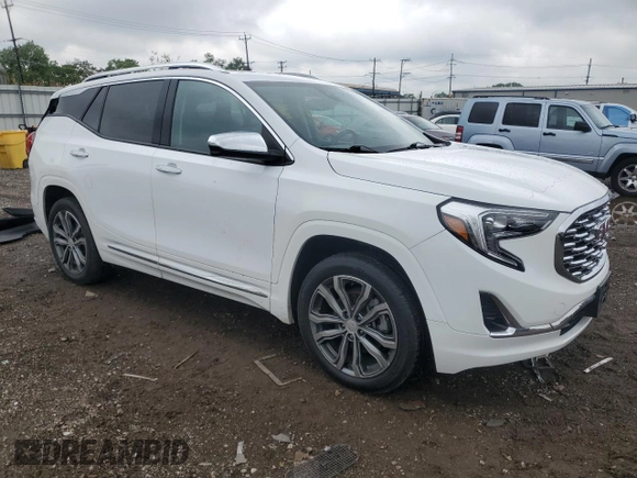 2019 GMC Terrain Denali with VIN 3GKALXEX8KL133934, listed as a Copart auction lot 58177705 with 48,105 mi miles and Salvage title. Bid and sale history available at DreamBid. Image 4.