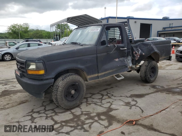 1994 Ford F-150 with VIN 2FTEF14YXRCA21521, listed as a Copart auction lot 50600134 with 306,319 mi miles and Clean Title. Bid and sale history available at carsss.com. Image 1.
