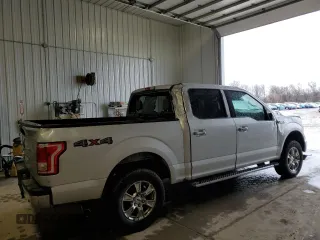 2017 Ford F-150 XL with VIN 1FTEW1EF3HKC28887, listed as a Copart auction lot 47955715 with 199,054 mi miles and Salvage Title. Bid and sale history available at carsss.com. Image 3.