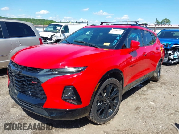 2021 Chevrolet Blazer RS with VIN 3GNKBERS6MS581014, listed as a IAAI auction lot 42018651 with 91,963 mi miles and . Bid and sale history available at DreamBid. Image 18.