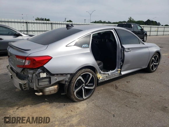 2021 Honda Accord Sport z VIN 1HGCV2F31MA026412, wystawiony jako Copart lot #54490965 z przebiegiem 51 658 mil mil oraz Szkoda całkowita • Salvage title. Historia ofert i sprzedaży dostępna na DreamBid. Obrazek 3.