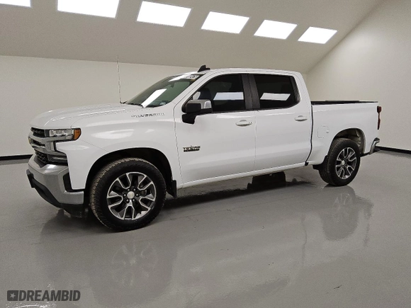 2019 Chevrolet Silverado 1500 LT with VIN 3GCPWCEK7KG201191, listed as a Copart auction lot 53102475 with 117,452 mi miles and Clean Title. Bid and sale history available at carsss.com. Image 1.