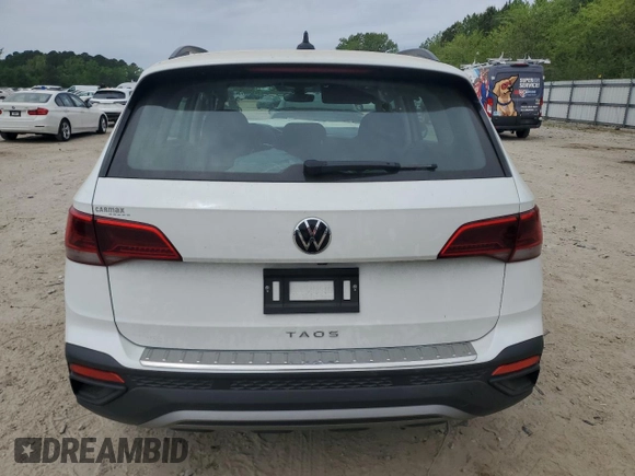2023 Volkswagen Taos S с VIN 3VVDX7B26PM354005, выставлен на аукционе Copart как лот 53887235 с пробегом 8 421 миль миль и Списание • Salvage title. История ставок и продаж доступна на DreamBid. Изображение 6.